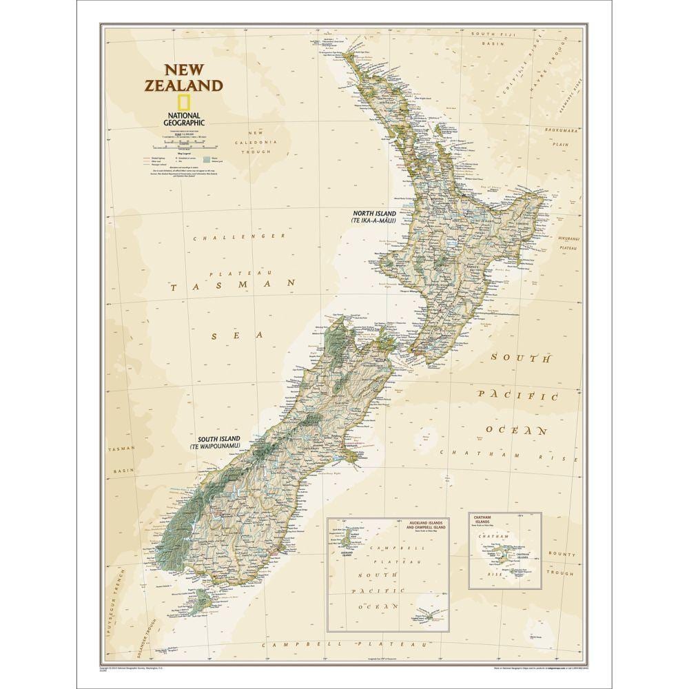 national geographic zelanda e re harta
