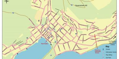 Rrugë hartë të queenstown zelanda e re