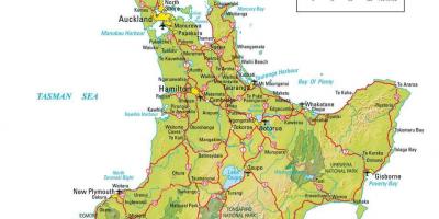 Harta e veriut të zelandës së re