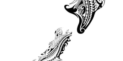 Harta e zelandës së re tatuazh