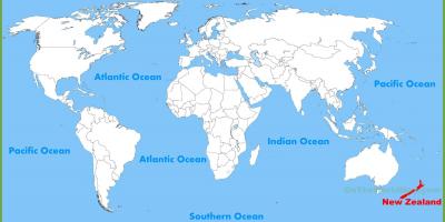 Zelanda e re vendndodhjen në hartë të botës