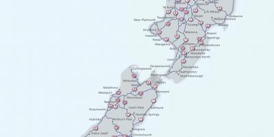 Zelanda e re rrugë hartë